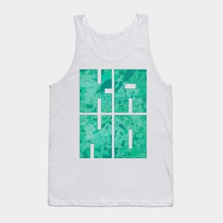 Kano, Nigeria City Map Typography - Watercolor Tank Top